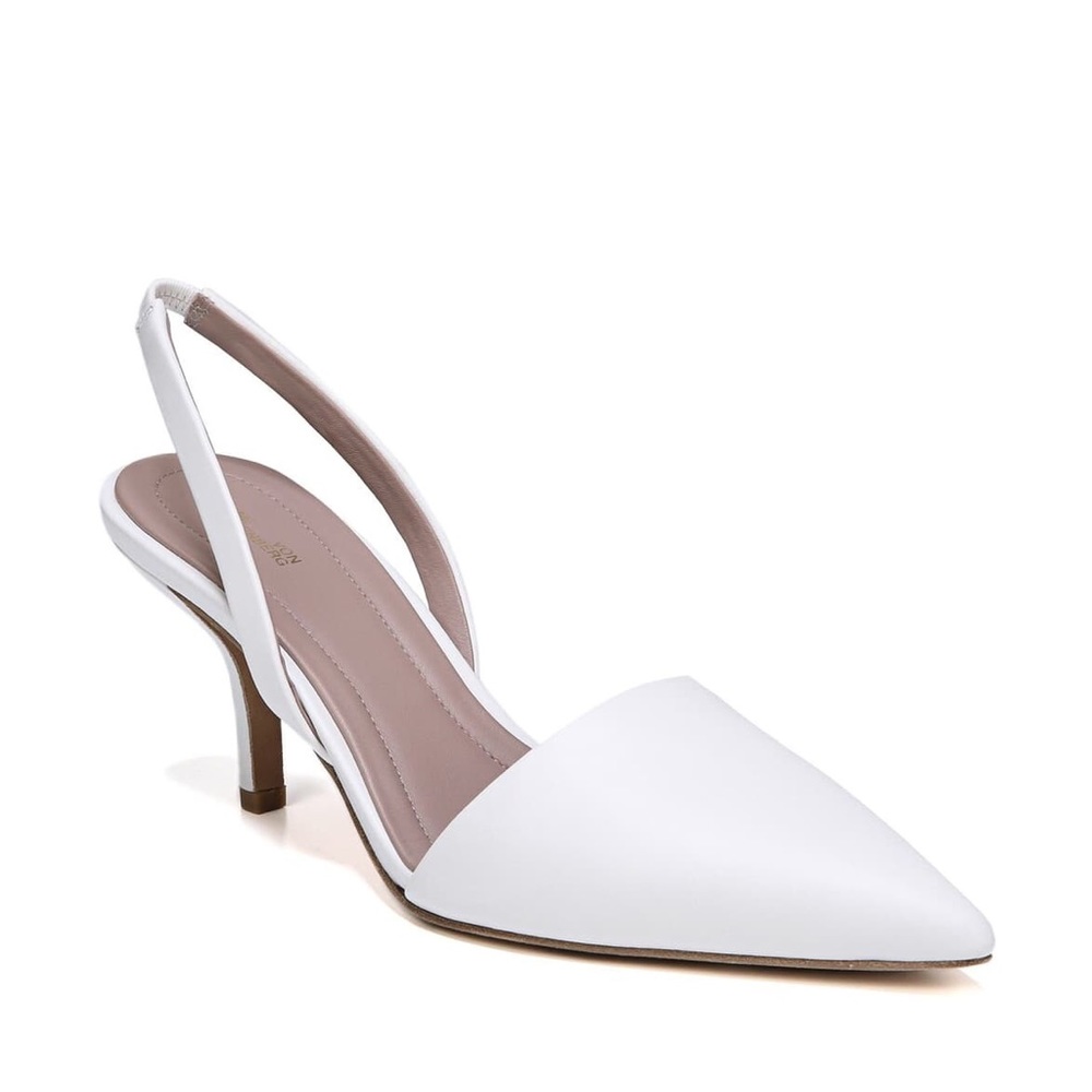 NEW Diane von Furstenberg Mortelle Pump in white